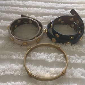 Lot of 3 Tory Burch bracelets